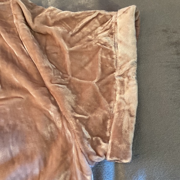 AS by DF Blush Crushed Velvet Top Size S - Picture 3 of 3